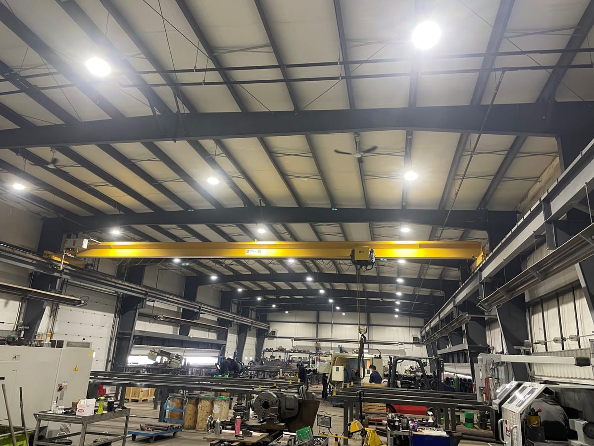 LED retrofit project — Monarch in Nisku, AB
