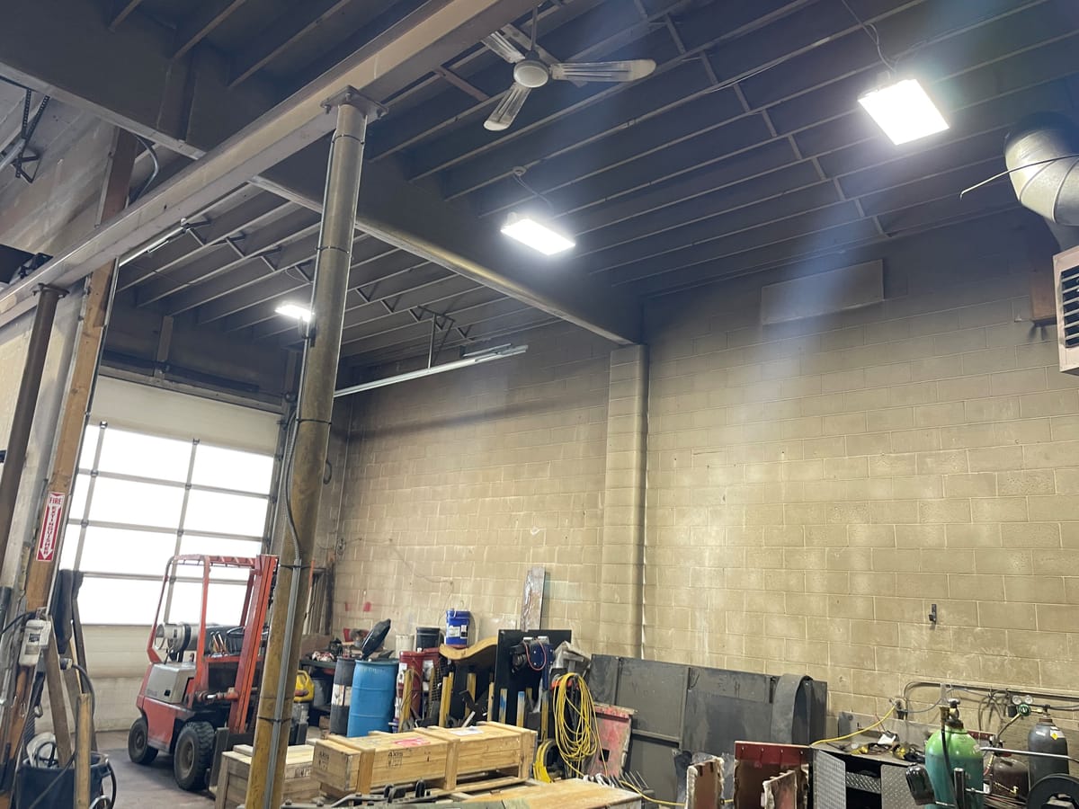LED retrofit project — Pace Manufacturing in Red Deer, AB